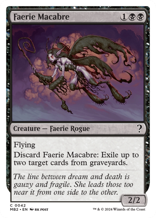 Faerie Macabre in the group Magic the Gathering / Sets / Mystery Booster 2 at Proxyprinters.com (97572)