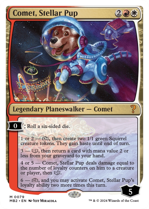 Comet, Stellar Pup in the group Magic the Gathering / Sets / Mystery Booster 2 at Proxyprinters.com (97592)