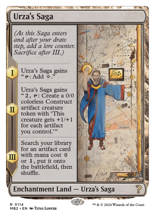 Urza's Saga in the group Magic the Gathering / Sets / Mystery Booster 2 at Proxyprinters.com (97595)