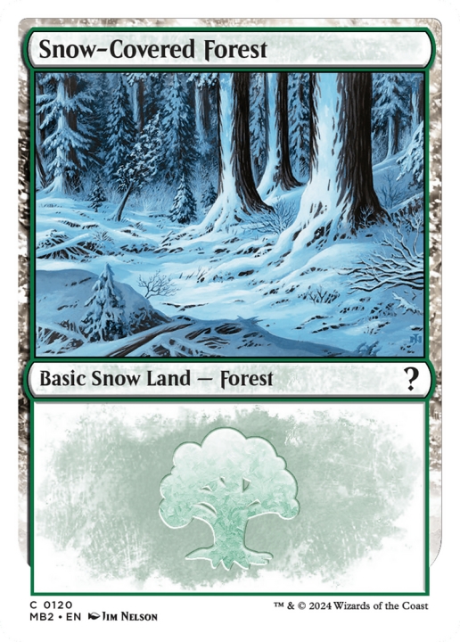 Snow-Covered Forest in the group Magic the Gathering / Sets / Mystery Booster 2 at Proxyprinters.com (97607)