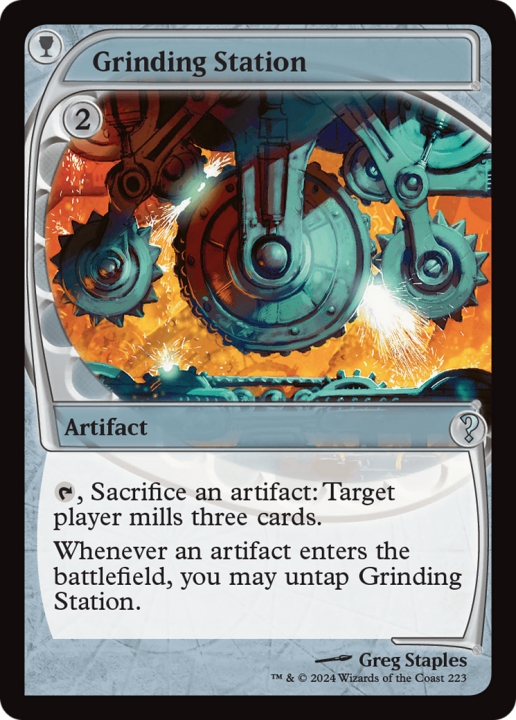 Grinding Station in the group Magic the Gathering / Types / Artifacts / Artifact at Proxyprinters.com (97629)