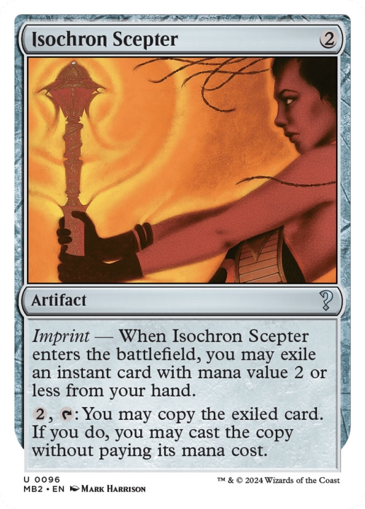 Isochron Scepter in the group Magic the Gathering / Sets / Mystery Booster 2 at Proxyprinters.com (97650)