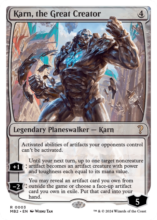 Karn, the Great Creator in the group Magic the Gathering / Sets / Mystery Booster 2 at Proxyprinters.com (97655)