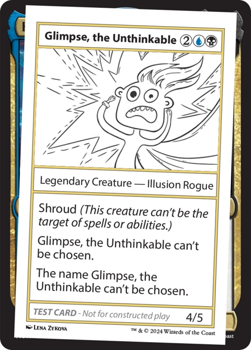 Glimpse, the Unthinkable in the group Magic the Gathering / Sets / Mystery Booster 2 at Proxyprinters.com (97676)