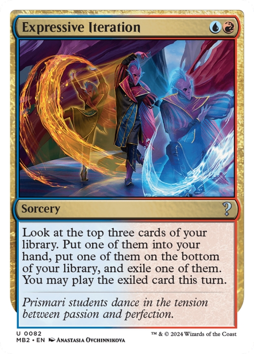 Expressive Iteration in the group Magic the Gathering / Sets / Mystery Booster 2 at Proxyprinters.com (97678)