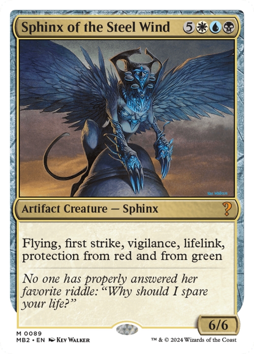 Sphinx of the Steel Wind in the group Magic the Gathering / Sets / Mystery Booster 2 at Proxyprinters.com (97680)