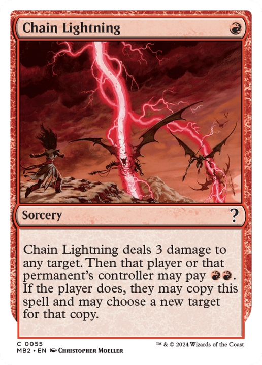 Chain Lightning in the group Magic the Gathering / Sets / Mystery Booster 2 at Proxyprinters.com (97682)