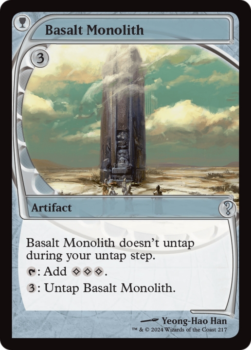 Basalt Monolith in the group Magic the Gathering / Sets / Mystery Booster 2 at Proxyprinters.com (97685)