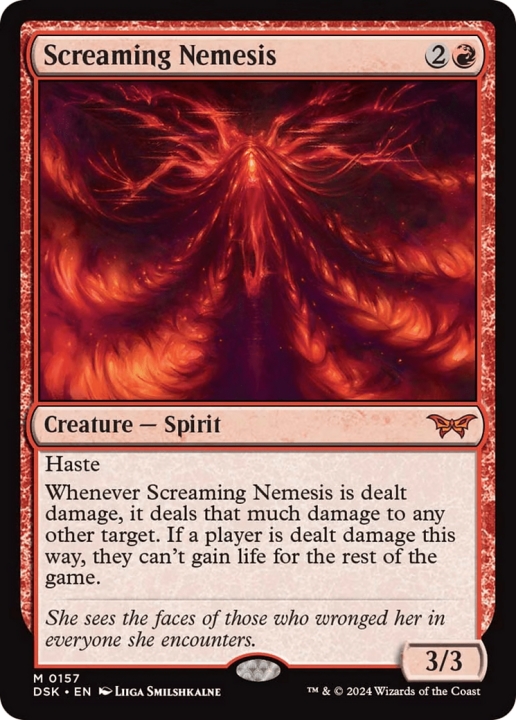 Screaming Nemesis in the group Magic the Gathering / Sets / Duskmourn: House of Horror at Proxyprinters.com (97708)