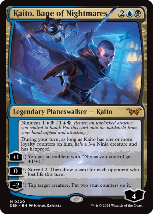 Kaito, Bane of Nightmares in the group Magic the Gathering / Sets / Duskmourn: House of Horror at Proxyprinters.com (97713)