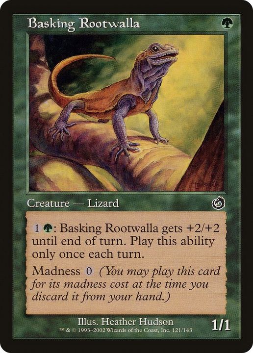 Basking Rootwalla in the group Magic the Gathering / Types / Colors / Green at Proxyprinters.com (9795)