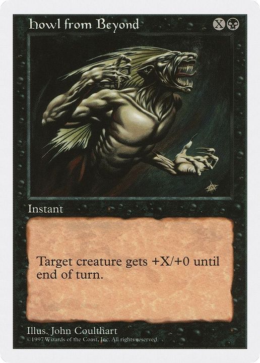 Howl from Beyond in the group Magic the Gathering / Types / Colors / Black at Proxyprinters.com (9841)