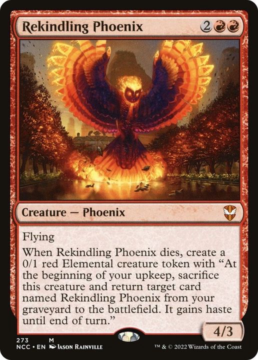 Rekindling Phoenix in the group Magic the Gathering / Types / Colors / Red at Proxyprinters.com (9872)