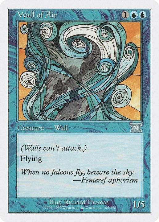 Wall of Air in the group Magic the Gathering / Types / Colors / Blue at Proxyprinters.com (9873)