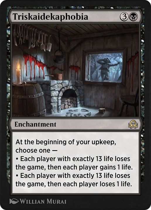 Triskaidekaphobia in the group Magic the Gathering / Types / Enchantment / Enchantment at Proxyprinters.com (9883)