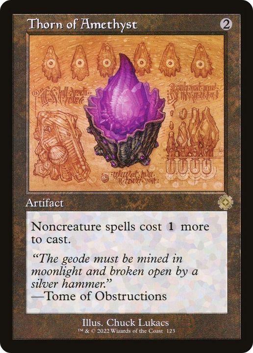 Thorn of Amethyst in the group Magic the Gathering / Sets / The Brothers' War Retro Artifacts at Proxyprinters.com (9890)