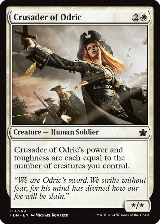 Crusader of Odric in the group Magic the Gathering / Sets / Foundations at Proxyprinters.com (99127)