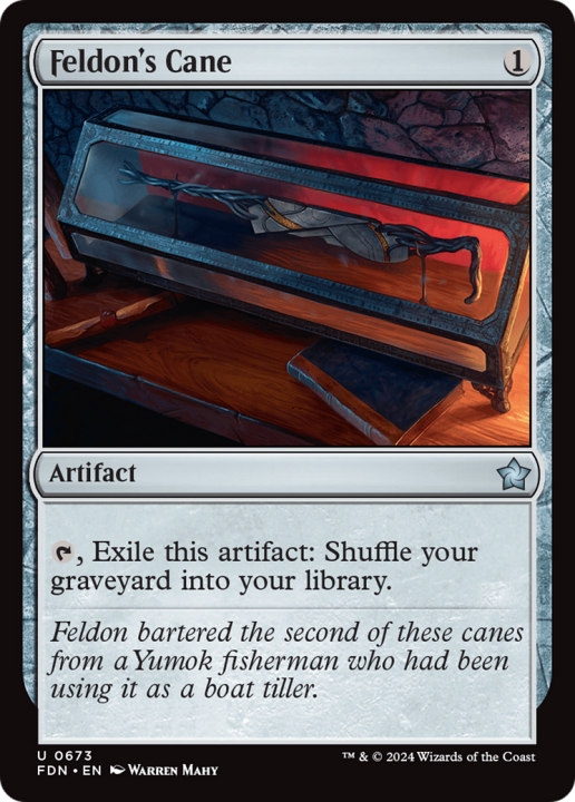 Feldon's Cane in the group Magic the Gathering / Types / Artifacts / Artifact at Proxyprinters.com (99137)