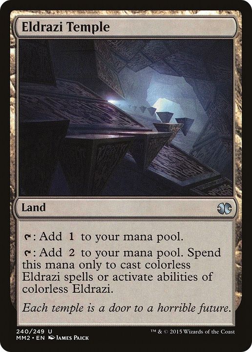 Eldrazi Temple in the group Magic the Gathering / Sets / Modern Masters 2017 at Proxyprinters.com (9915)