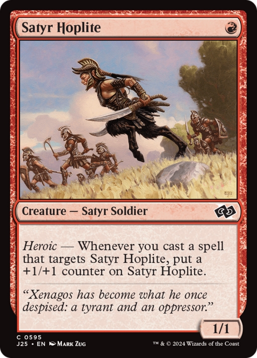 Satyr Hoplite in the group Magic the Gathering / Sets / Foundations Jumpstart at Proxyprinters.com (99168)