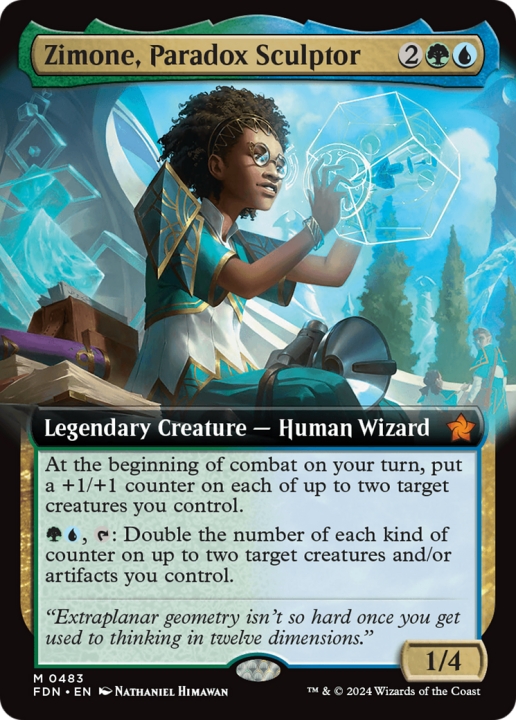 Zimone, Paradox Sculptor in the group Magic the Gathering / Types / Creatures / Wizard at Proxyprinters.com (99177)