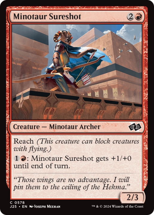 Minotaur Sureshot in the group Magic the Gathering / Sets / Foundations Jumpstart at Proxyprinters.com (99197)