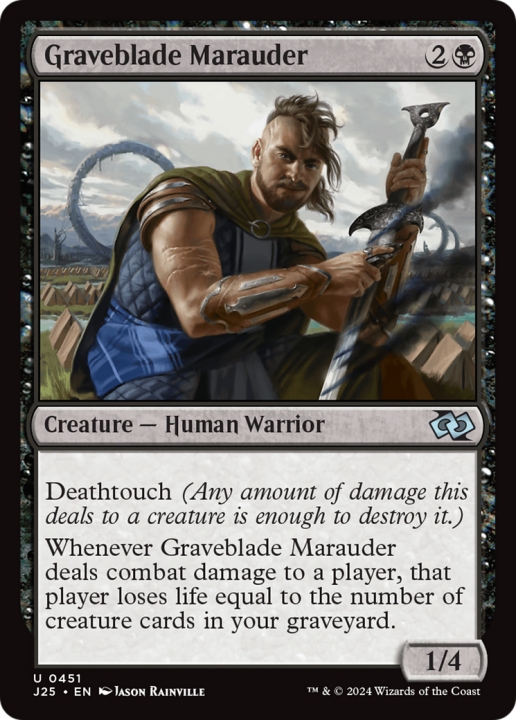 Graveblade Marauder in the group Magic the Gathering / Types / Creatures / Warrior at Proxyprinters.com (99199)