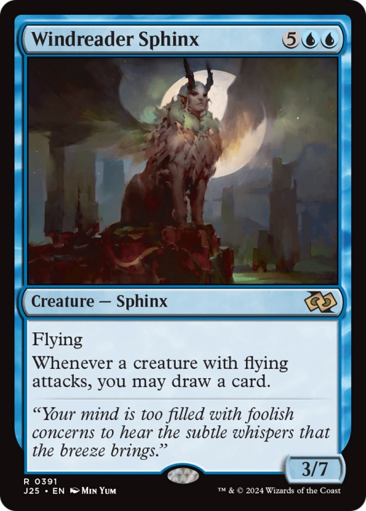 Windreader Sphinx in the group Magic the Gathering / Types / Colors / Blue at Proxyprinters.com (99217)