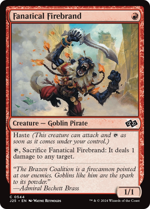 Fanatical Firebrand in the group Magic the Gathering / Types / Colors / Red at Proxyprinters.com (99252)