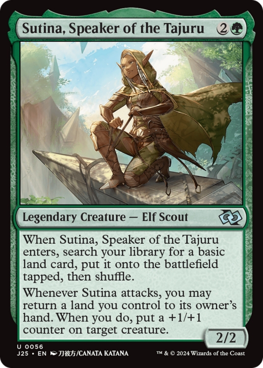 Sutina, Speaker of the Tajuru in the group Magic the Gathering / Sets / Foundations Jumpstart at Proxyprinters.com (99259)