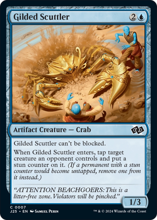 Gilded Scuttler in the group Magic the Gathering / Types / Colors / Blue at Proxyprinters.com (99272)