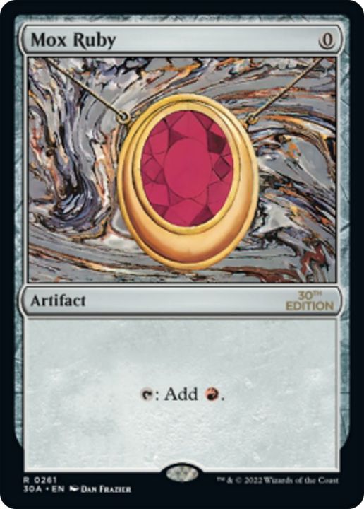 Mox Ruby in the group Magic the Gathering / Types / Artifacts / Artifact at Proxyprinters.com (9930)