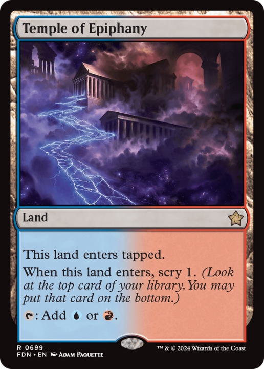 Temple of Epiphany in the group Magic the Gathering / Types / Colors / Colorless at Proxyprinters.com (99304)