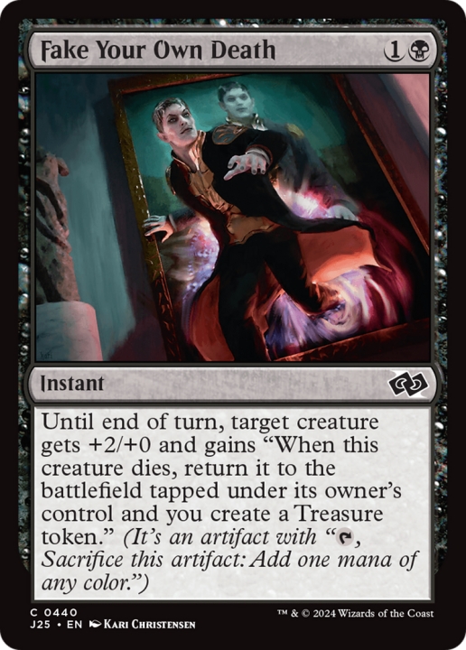 Fake Your Own Death in the group Magic the Gathering / Types / Colors / Black at Proxyprinters.com (99327)