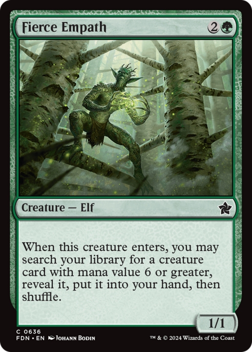 Fierce Empath in the group Magic the Gathering / Types / Colors / Green at Proxyprinters.com (99335)