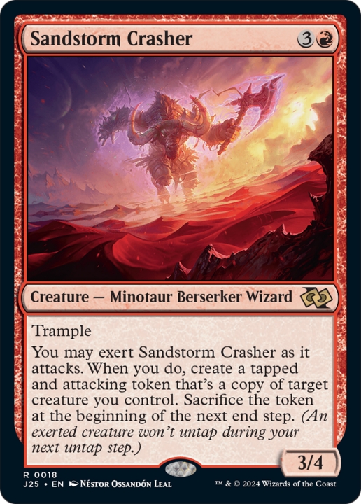 Sandstorm Crasher in the group Magic the Gathering / Sets / Foundations Jumpstart at Proxyprinters.com (99345)