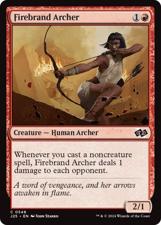 Firebrand Archer in the group Magic the Gathering / Sets / Foundations Jumpstart at Proxyprinters.com (99352)