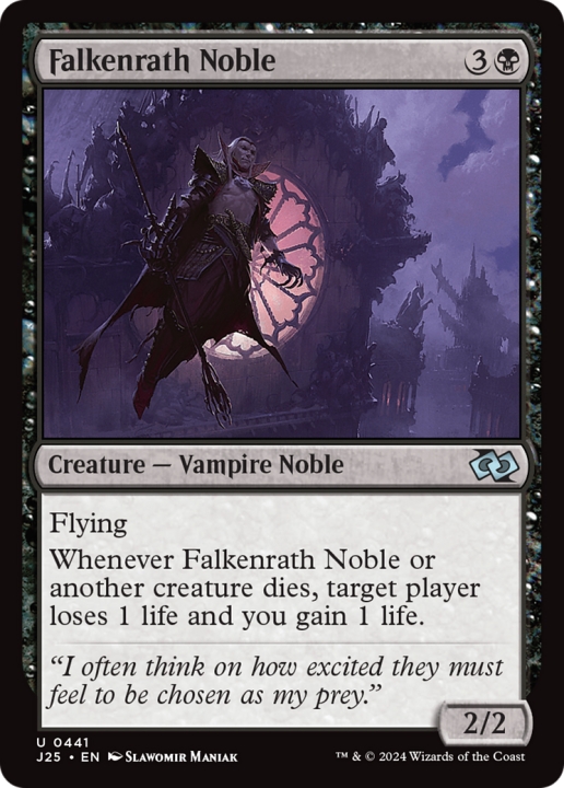 Falkenrath Noble in the group Magic the Gathering / Types / Colors / Black at Proxyprinters.com (99353)