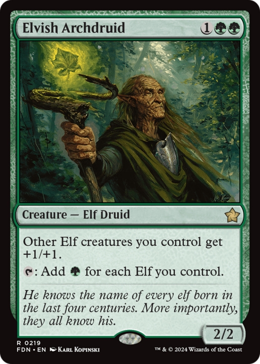 Elvish Archdruid in the group Magic the Gathering / Types / Colors / Green at Proxyprinters.com (99383)