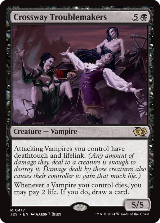 Crossway Troublemakers in the group Magic the Gathering / Types / Colors / Black at Proxyprinters.com (99412)