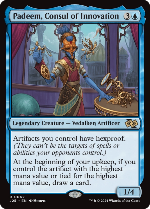 Padeem, Consul of Innovation in the group Magic the Gathering / Types / Colors / Blue at Proxyprinters.com (99422)