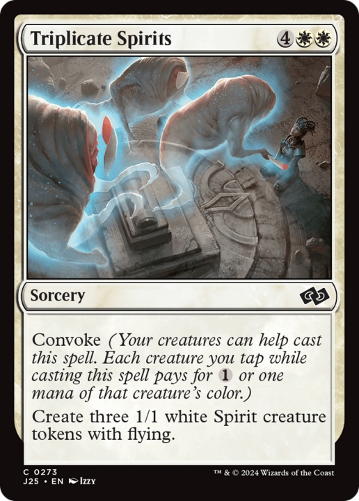 Triplicate Spirits in the group Magic the Gathering / Types / Colors / White at Proxyprinters.com (99430)