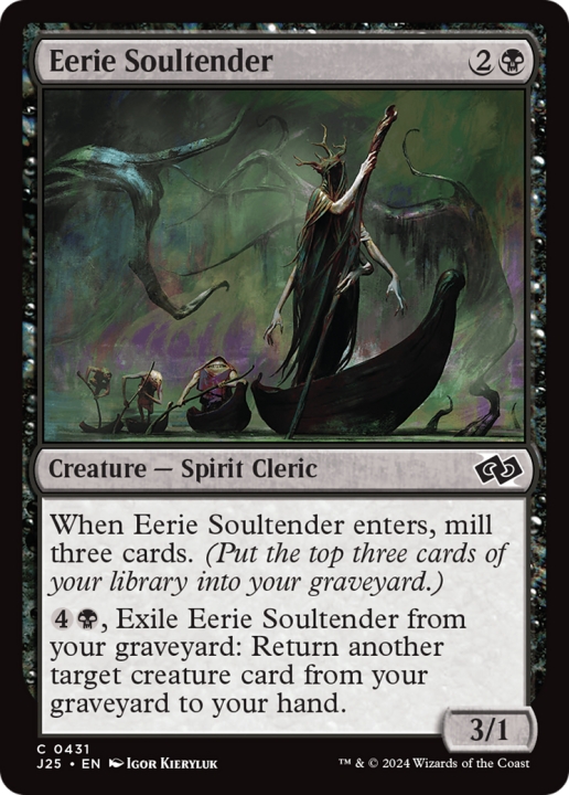 Eerie Soultender in the group Magic the Gathering / Types / Colors / Black at Proxyprinters.com (99435)