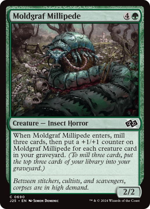 Moldgraf Millipede in the group Magic the Gathering / Types / Colors / Green at Proxyprinters.com (99441)