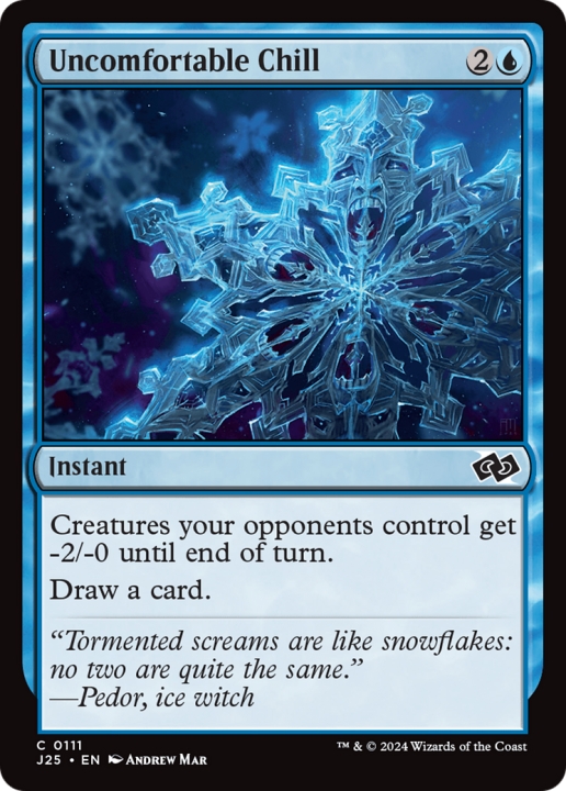 Uncomfortable Chill in the group Magic the Gathering / Types / Colors / Blue at Proxyprinters.com (99461)