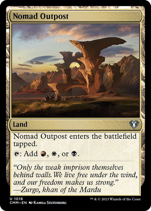 Nomad Outpost in the group Magic the Gathering / Types / Colors / Colorless at Proxyprinters.com (9949)