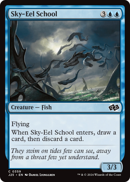 Sky-Eel School in the group Magic the Gathering / Types / Colors / Blue at Proxyprinters.com (99493)