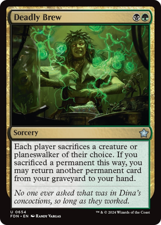 Deadly Brew in the group Magic the Gathering / Types / Sorcery at Proxyprinters.com (99512)