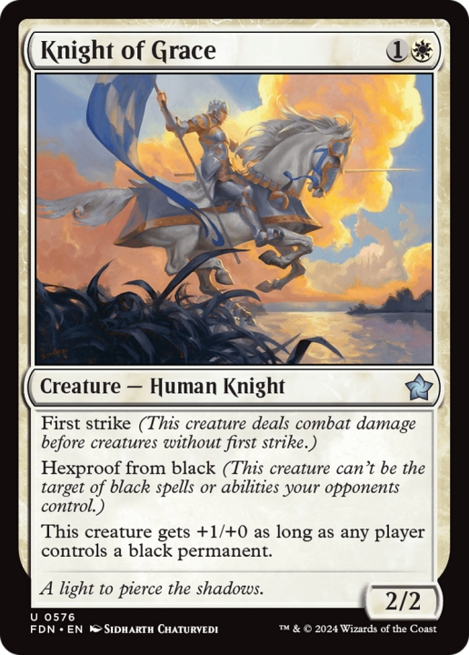 Knight of Grace in the group Magic the Gathering / Types / Colors / White at Proxyprinters.com (99525)