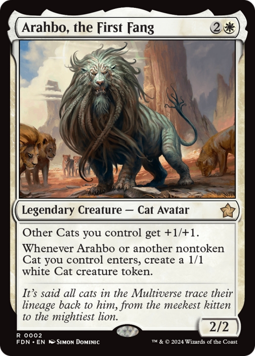 Arahbo, the First Fang in the group Magic the Gathering / Types / Colors / White at Proxyprinters.com (99541)